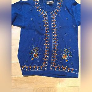 Jeweled vintage sweater